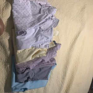 Boy size 8 dress shirts. 6 in total so they would cost $2 a piece. Great deal!